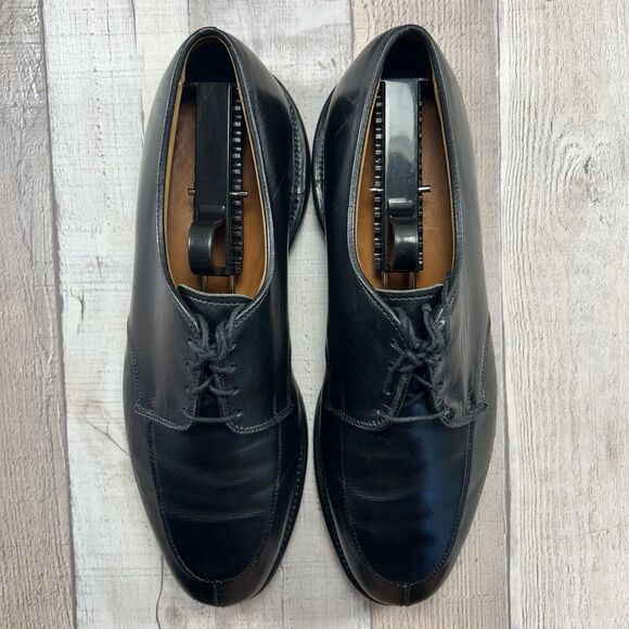 Allen Edmonds Kennett Men's Oxford Split Toe Derby Leather Black Size 9 D 9504 - Picture 5 of 16